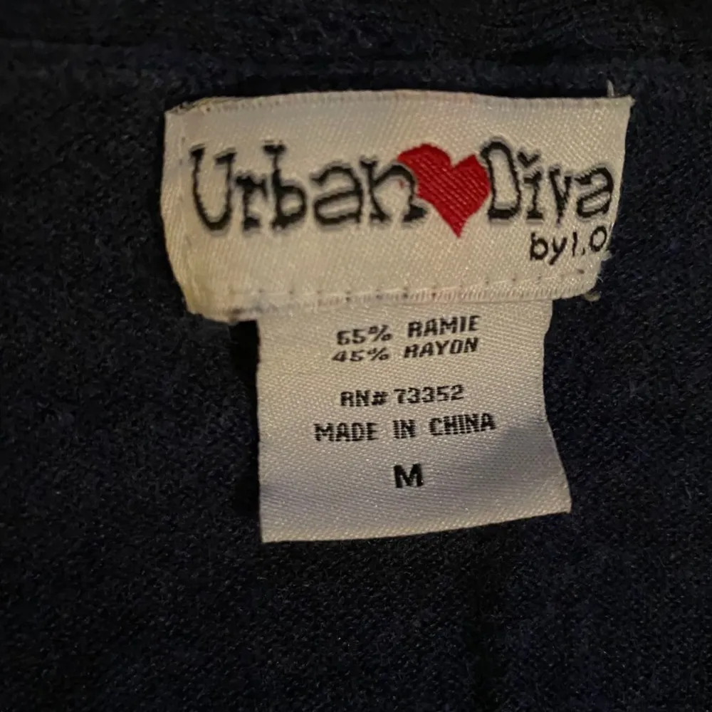 Navy lightweight cardi/slouchy button up vest Size M - Image 3