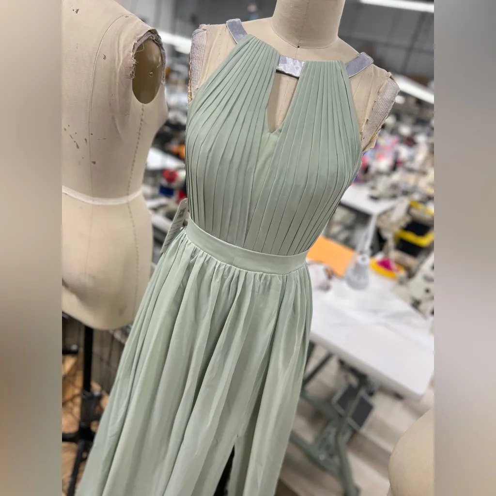 Bridesmaid Dress 4 Green - Image 2