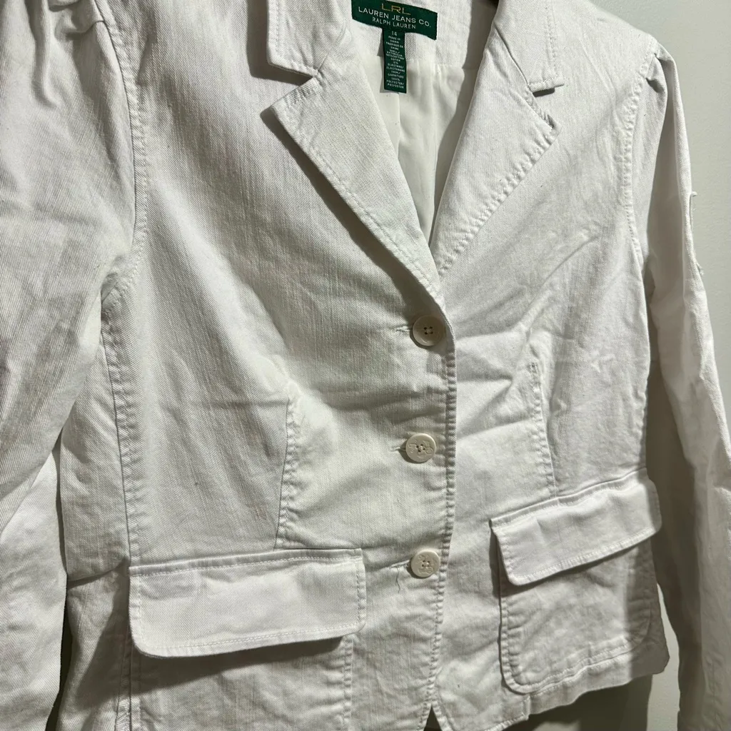 Ralph Lauren Classic White Blazer (456) - Image 2
