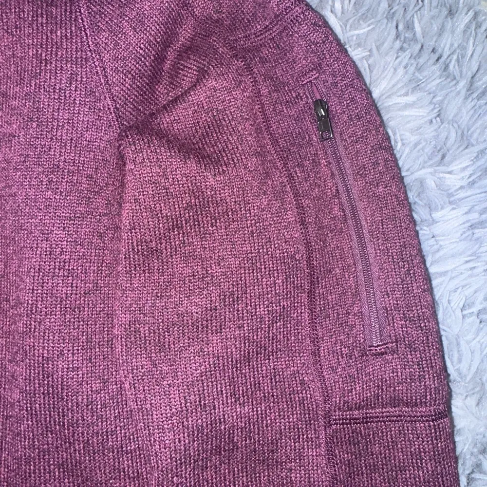 Patagonia Maroon Quarter-Zip Fleece Better Sweater Pullover - Image 3