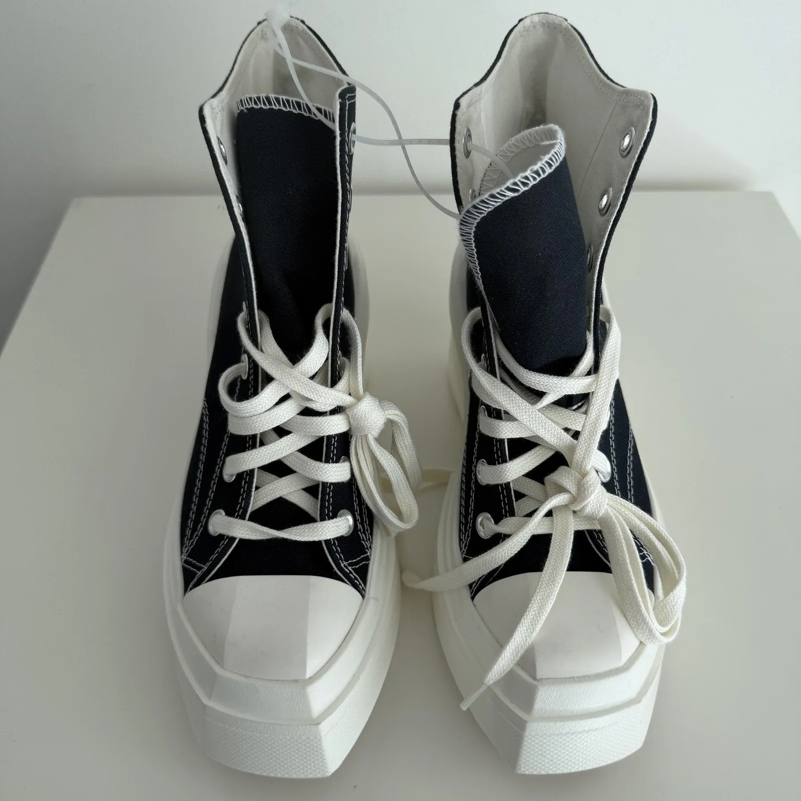 Converse Chuck 70 De Luxe Wedge Shoes Womens 8 Black Platform A06478C EU 39 - Image 7