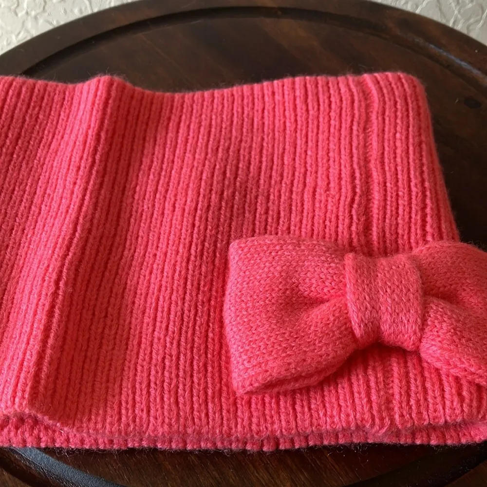 Kate Spade : Pink Solid Bow Turtleneck- Wool Blend- Winter - Image 14