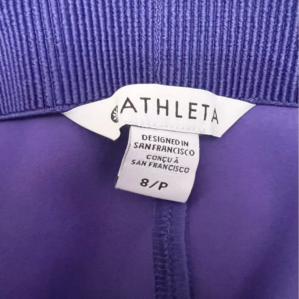 Athleta Size 8 Petite Skinny Snow Ski Pants Purple Glacier #985570 Pull on - Image 11