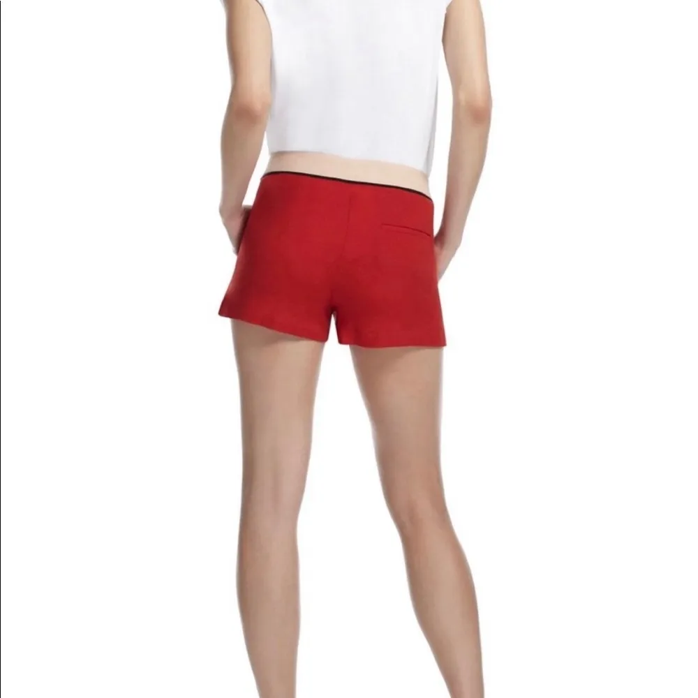 A.L.C. Kent Shorts, Red Multi, Size 6 - Image 3