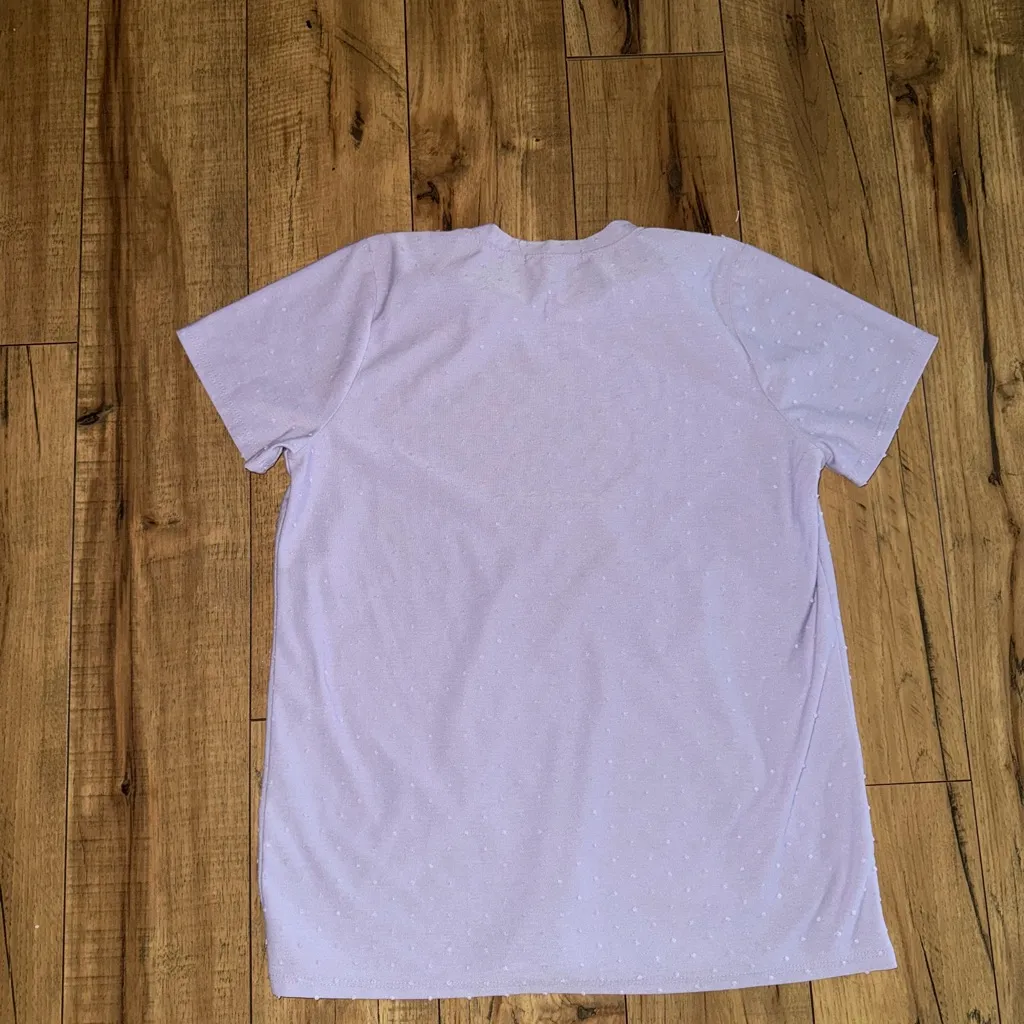 Purple polka dot top - Image 4