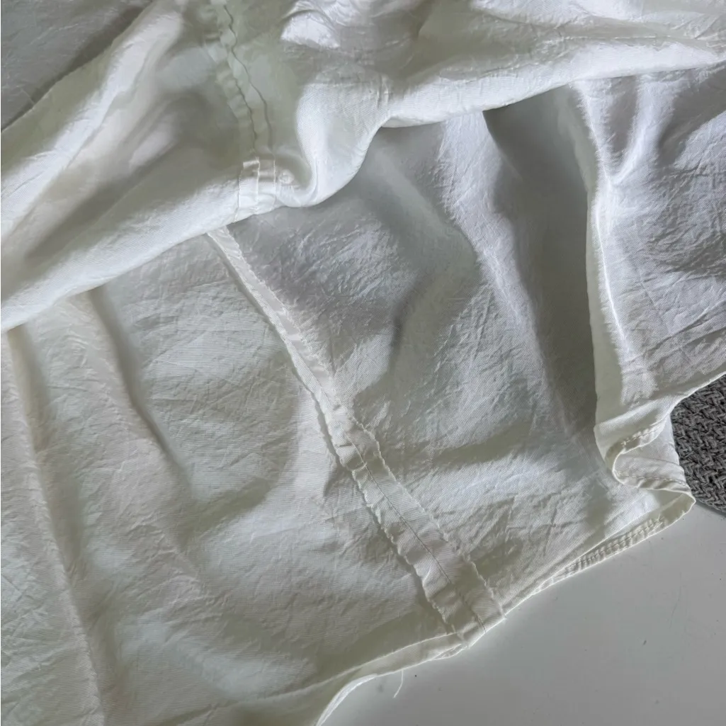 Antique Handmade White Ivory Slip Dress Size XS or Small - Image 14