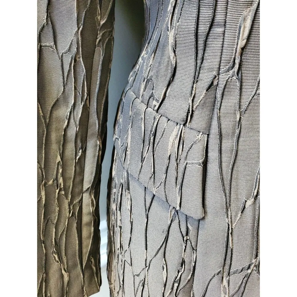 Vintage Serge Dana Brown Polyester Long Sleeve Single Breasted Fitted Blazer 40 - Image 5