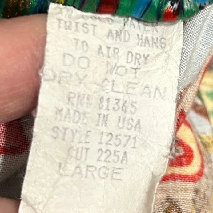 VTG On The Ranch Women Midi Skirt M Blue Western Boot Print Ranch Cowgirl Rodeo Size M - Image 8