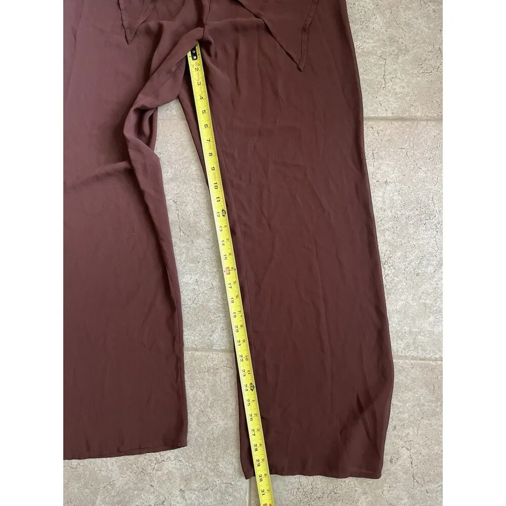 Victoria's Secret Brown Sheer Small Cover Up Pants Swim Beach Vacation - Image 3