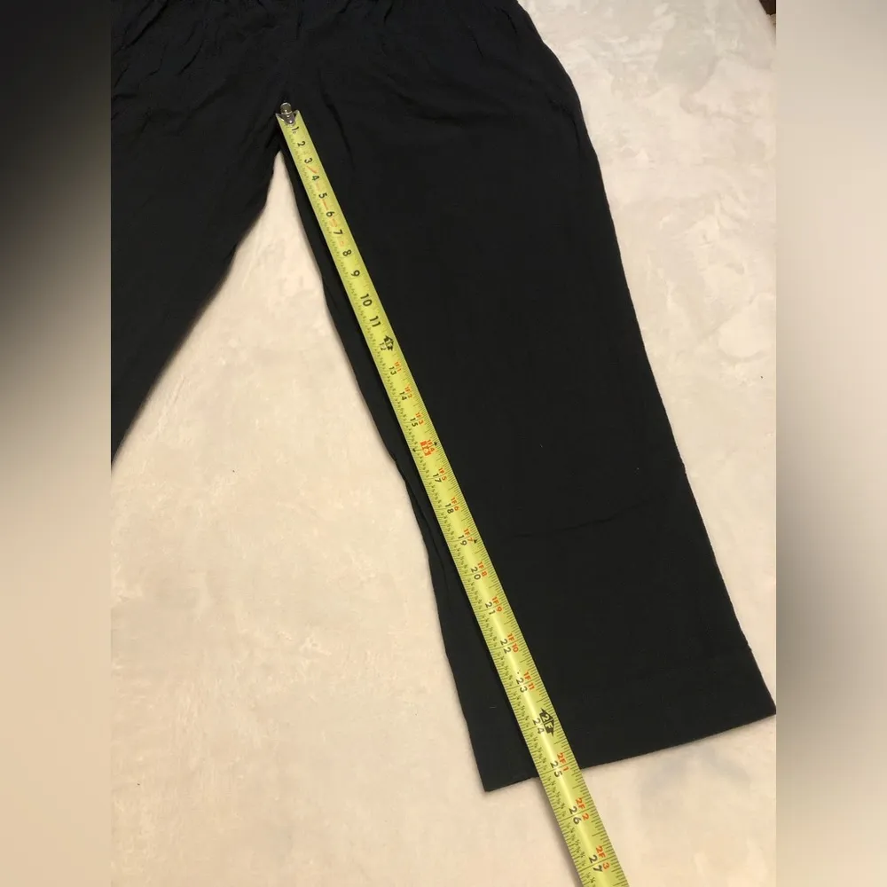 Free People highwaisted button front side drawstrings cotton pants, size small P - Image 11