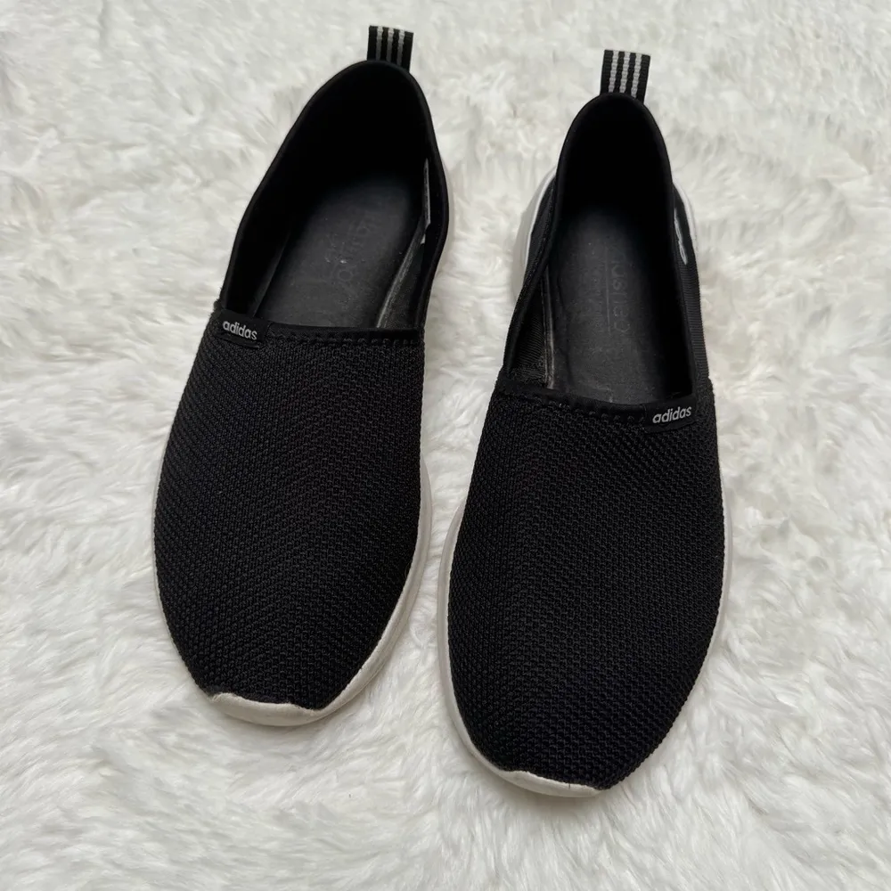 Adidas Cloudform Slip-On Black Sneakers Size 6 - Image 10