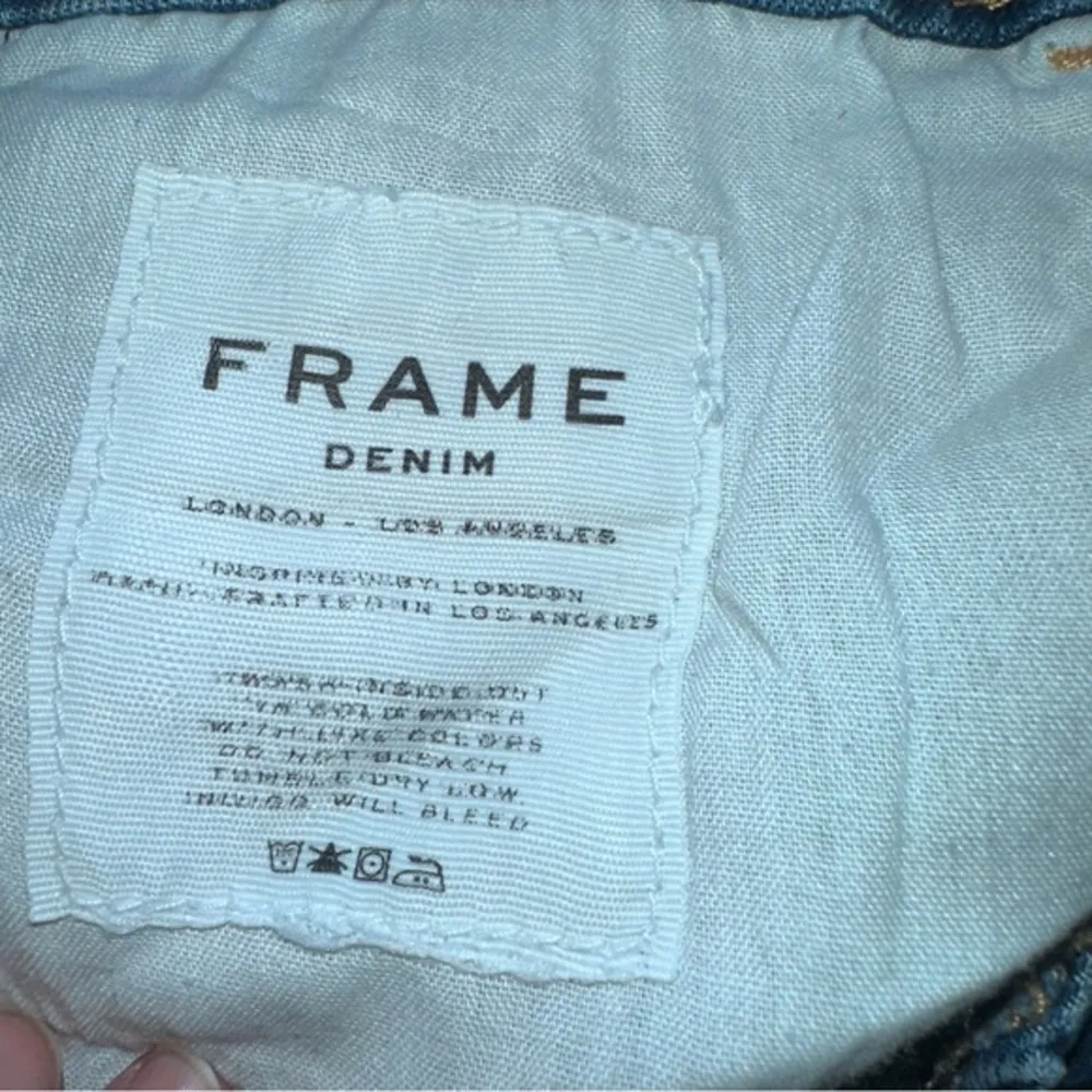 FRAME Le Garçon straight denim mid rise straight‎ leg ankle length denim size 26 - Image 9