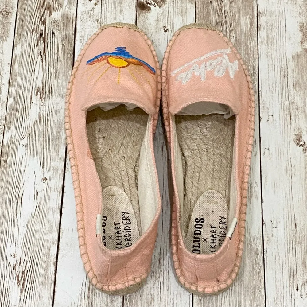 Soludos Aloha Espadrille Platform Living Coral 8 - Image 5