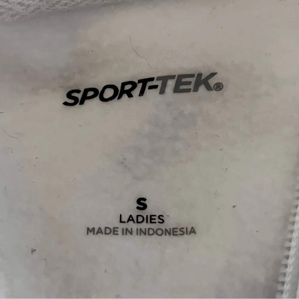 Sport-Tek Skutt Catholic Half Zip High Neck Sweatshirt White S - Image 4