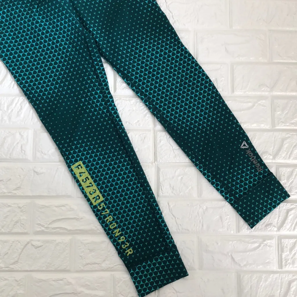 Reebok teal movement‎ workout leggings - Image 2