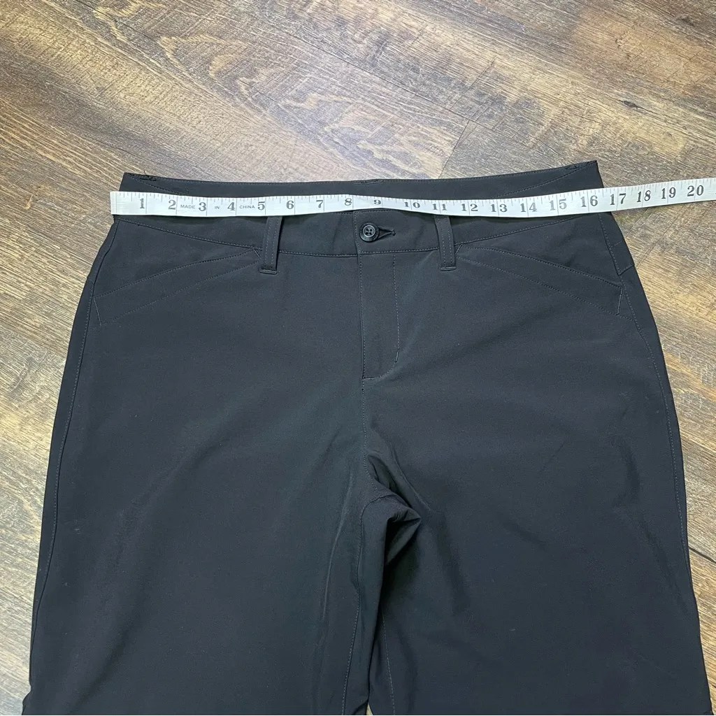 Eddie Bauer Pants Womens 10 Black Convertible Zip Off Hiking Outdoor Sport - Image 5