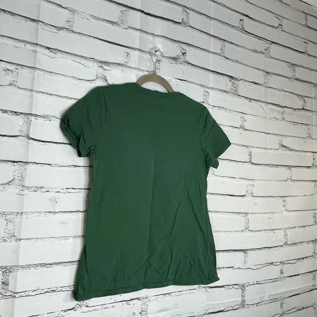 Green Bay Packers Women's Green and Yellow Graphic Top T Shirt SZ S/M Streetwear - Image 10