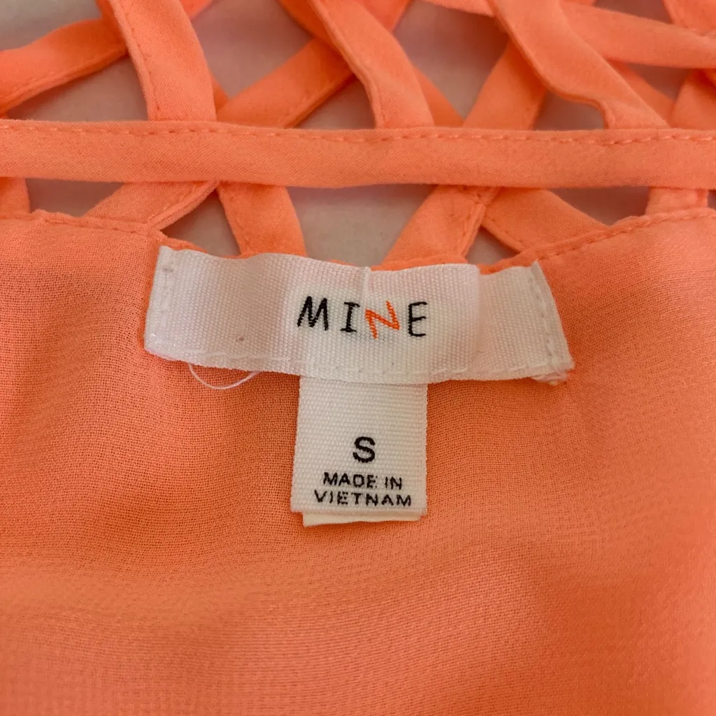 Neon Orange tank top - Image 3