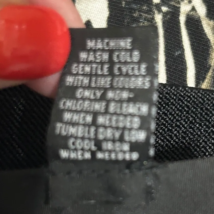 Alfani‎ Women Maxi Skirt L Black White Abstract Chevron Print Jersey Stretch - Image 5