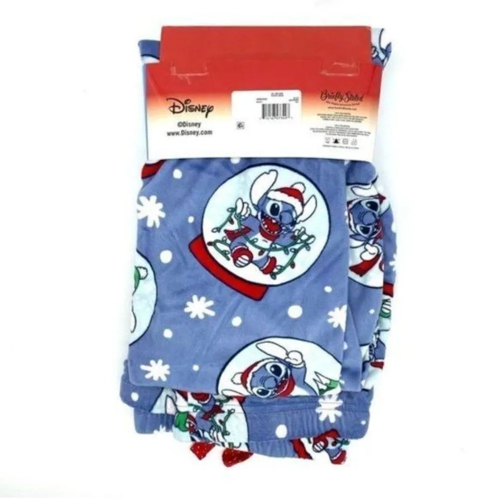 Disney Lilo and Stitch Christmas Holiday Jogger Pajama Pants Women’s Size XL New - Image 7