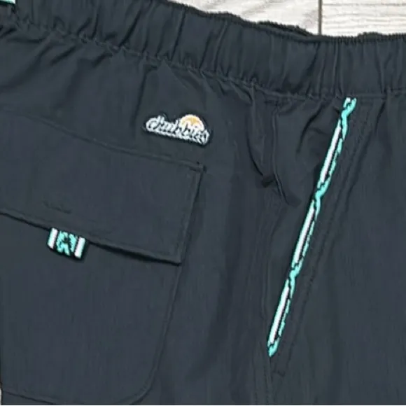 Chubbies 5.5” Nylon Stretch Belted Hiking Active Casual Shorts Black Size Medium - Image 7