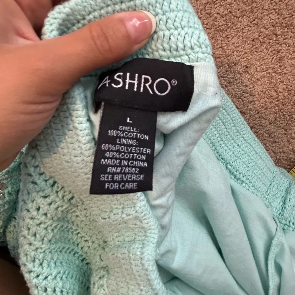 Ashro Light Green Crochet Set Size Large - Image 12