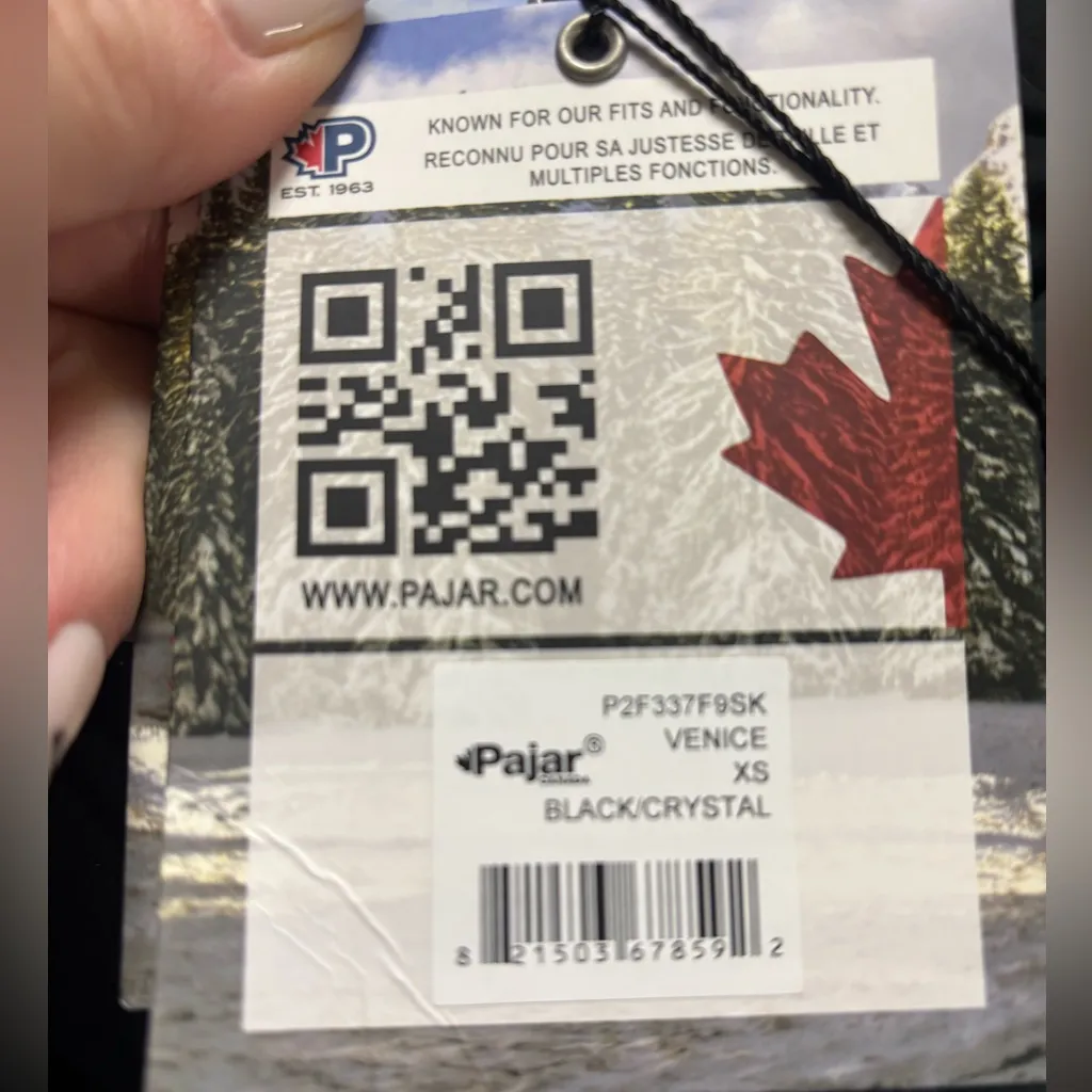 Pajar Venice Long Puffer Jacket Coat  Black Faux Fur Hood Size Size XS New - Image 7