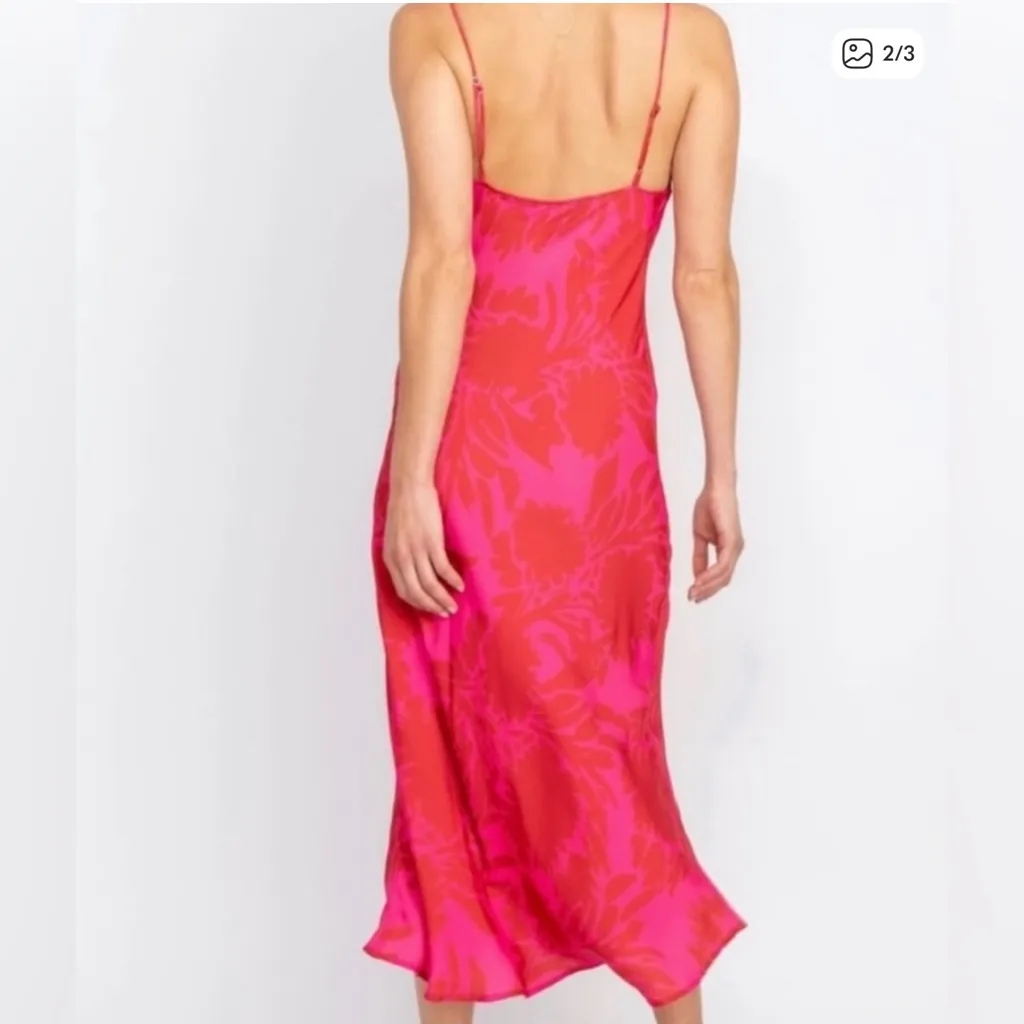 RESA Maui print slip dress Pink Size XS - Image 2