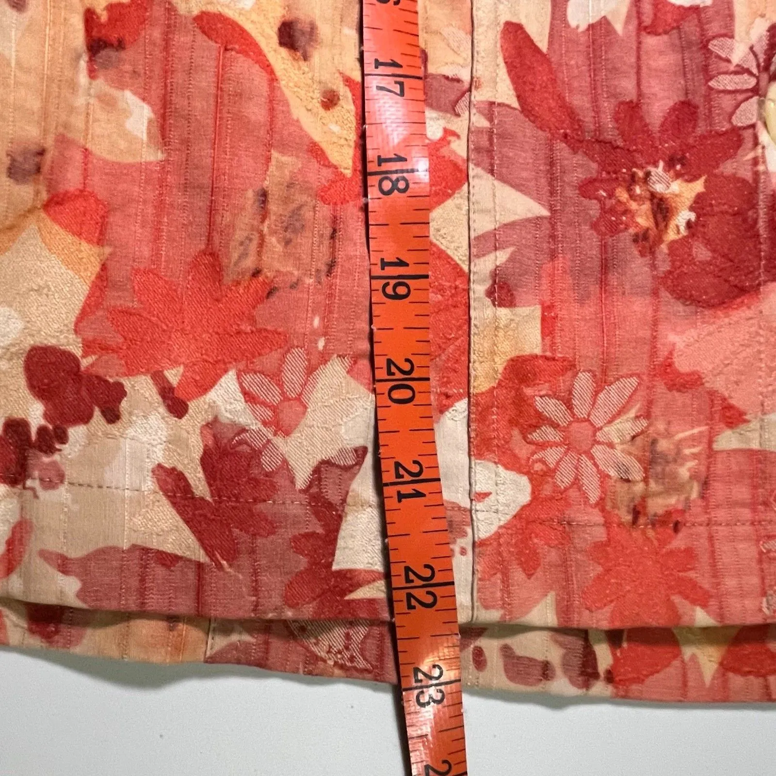 Coldwater Creek Fall Leaves Print Jacket Small Lightweight Autumn Layer NWT - Image 7
