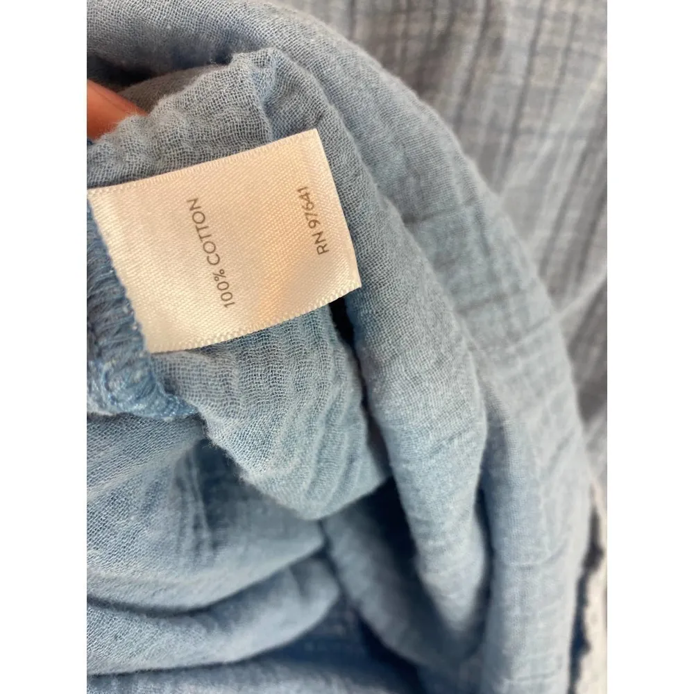 J Jill Pure Jill Textured 3/4 Sleeve Blouse Size XS - Image 7