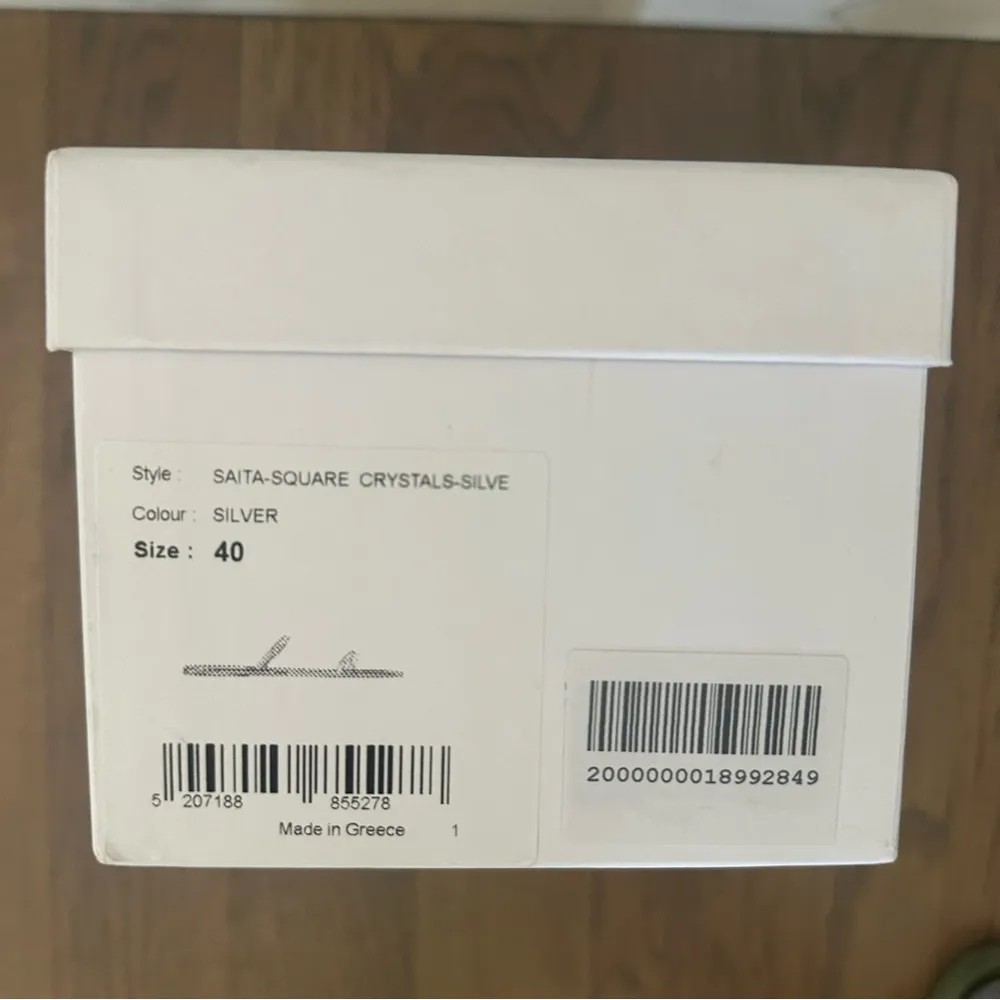 NIB Ancient Greek Sandals Saita Crystal - Image 10