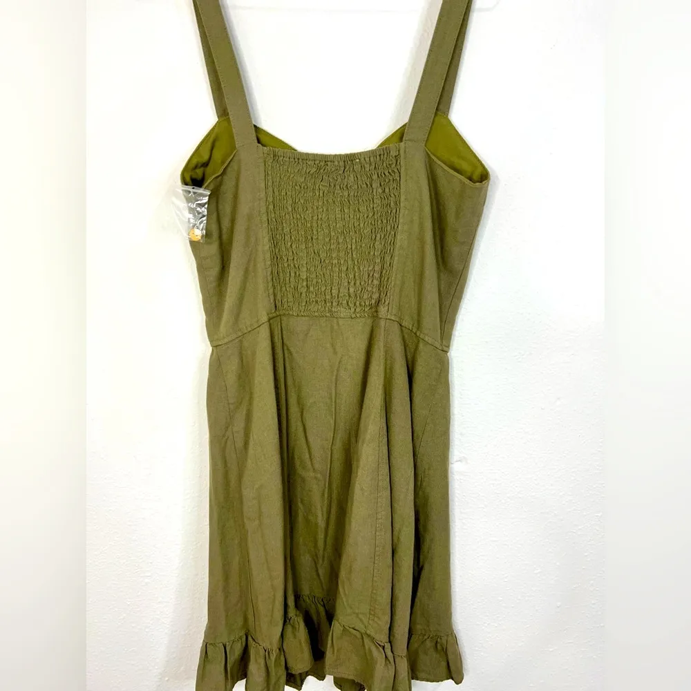 🆕 Angel Kiss Green Button Down Dress - Image 7