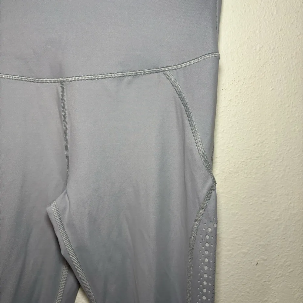 Victoria Sport Small Light‎ Blue Grey Cut Out Pattern Leggings Victoria's Secret - Image 2
