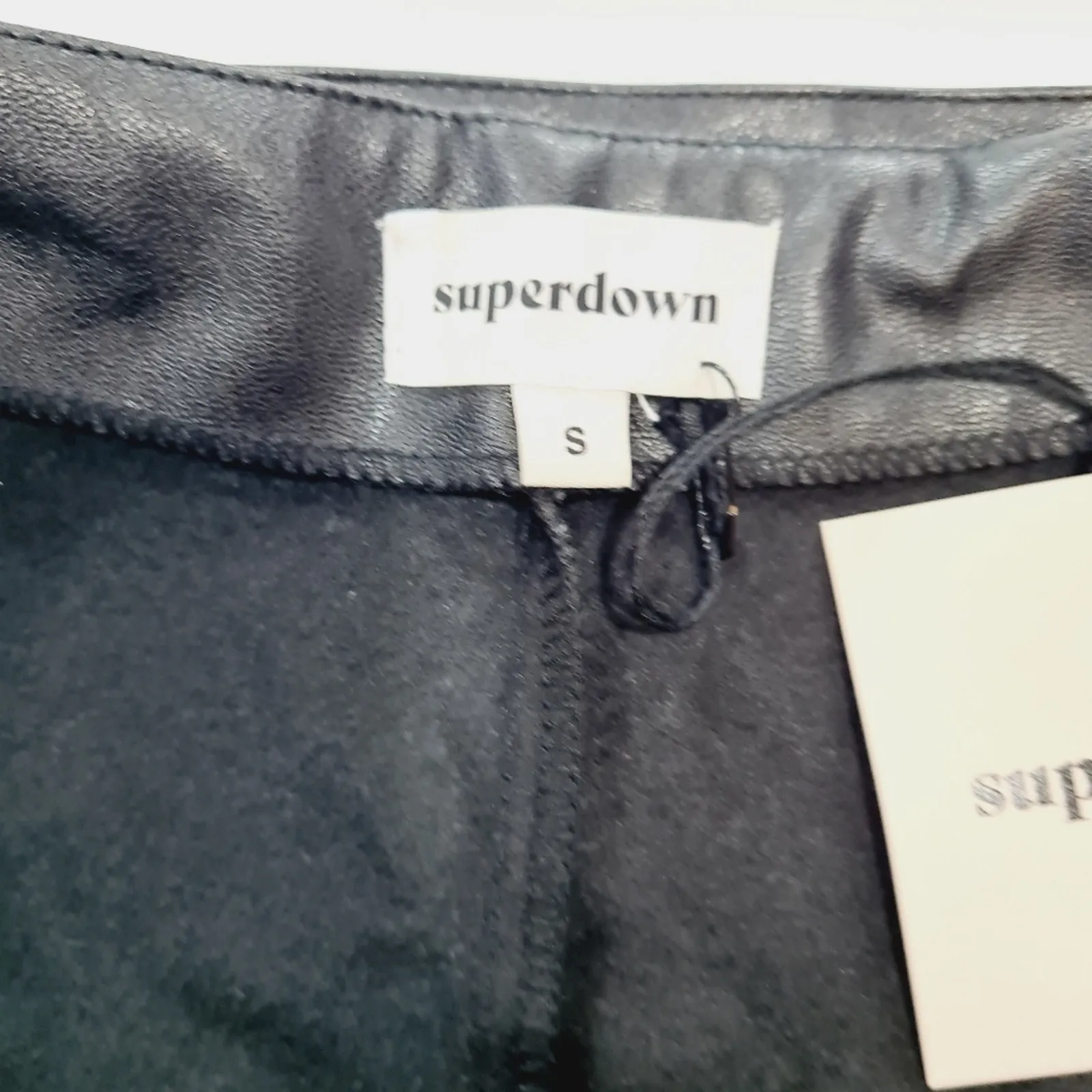 Superdown Chanice Buckle Pant in Black Small - Image 9