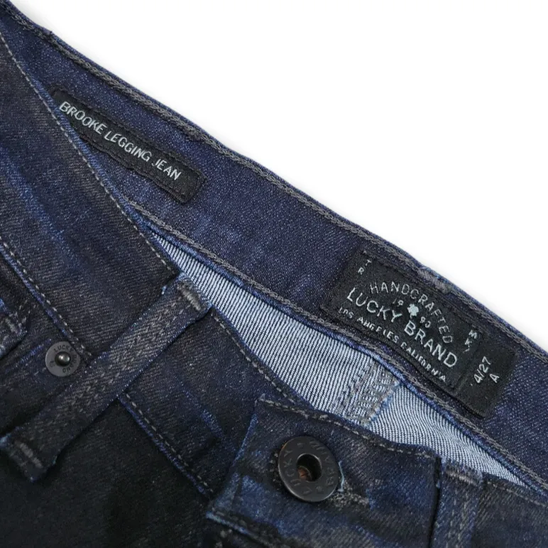 Lucky Brand Jeans Size 4 /27 W27"xL28.5" Brooke Legging Jean Skinny Jeans Coated  - Image 6