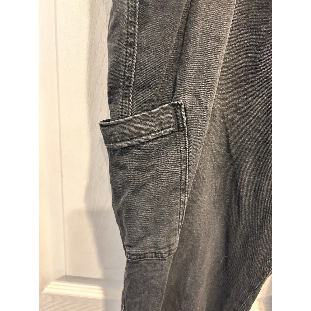Sonoma Pull On Cotton Cargo Joggers Faded Black Womens‎ Size XL Cotton Lyocell - Image 3