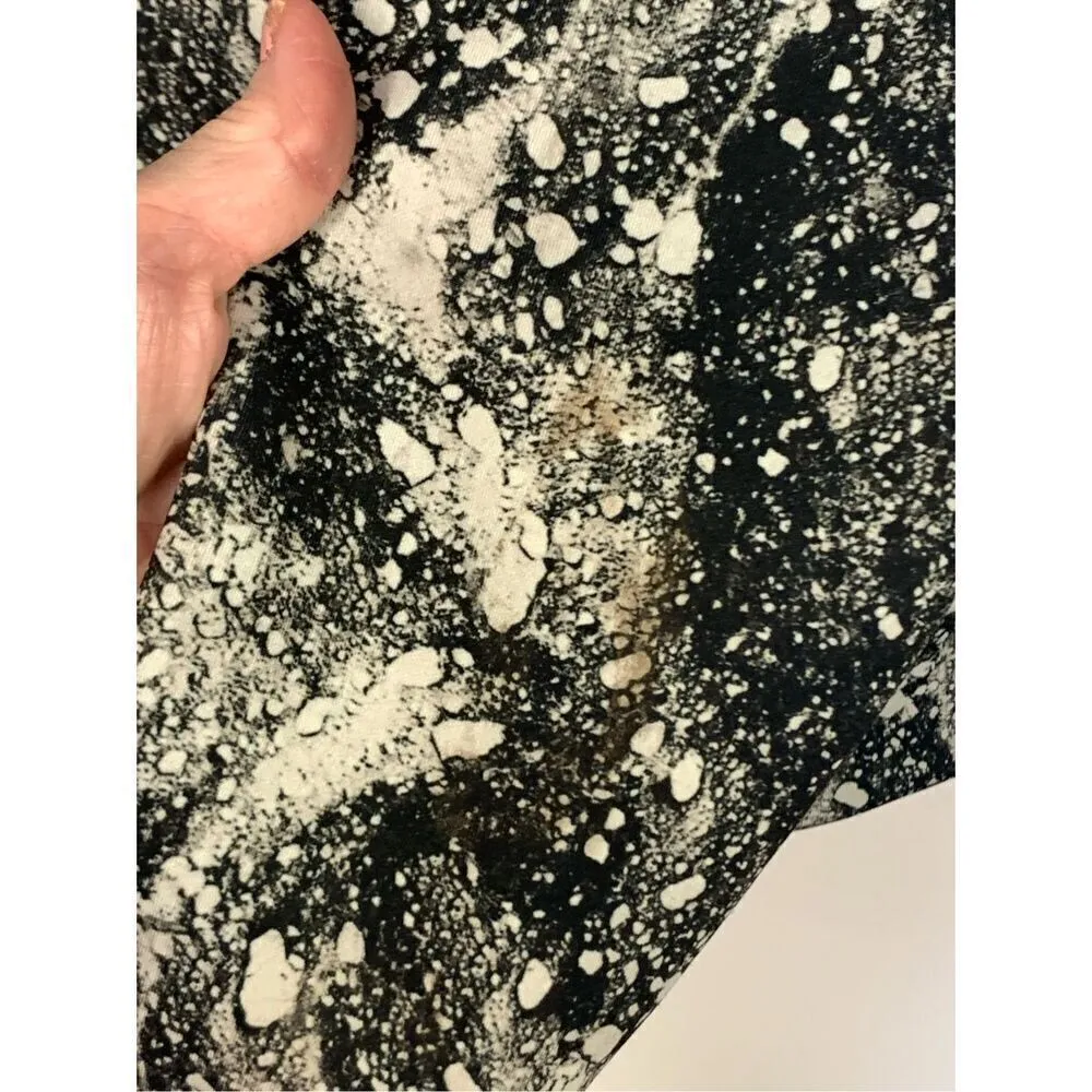 -3. Eleven Paris Women's Abstract Print Long Sleeve Sweatshirt Black Size Small - Image 7