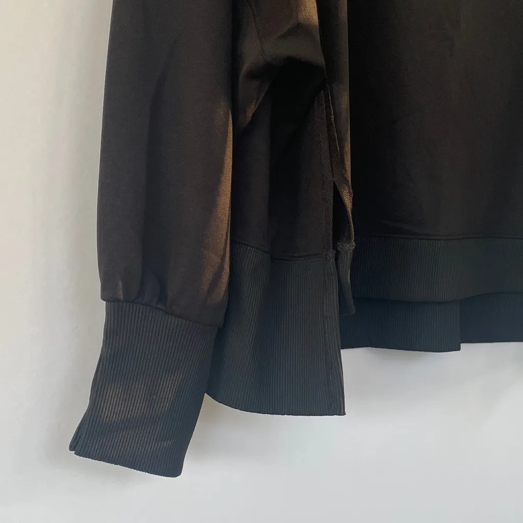 HALARA Round Neck Dropped Shoulder High Low Hem Relaxed Casual Sweatshirt Large - Image 10