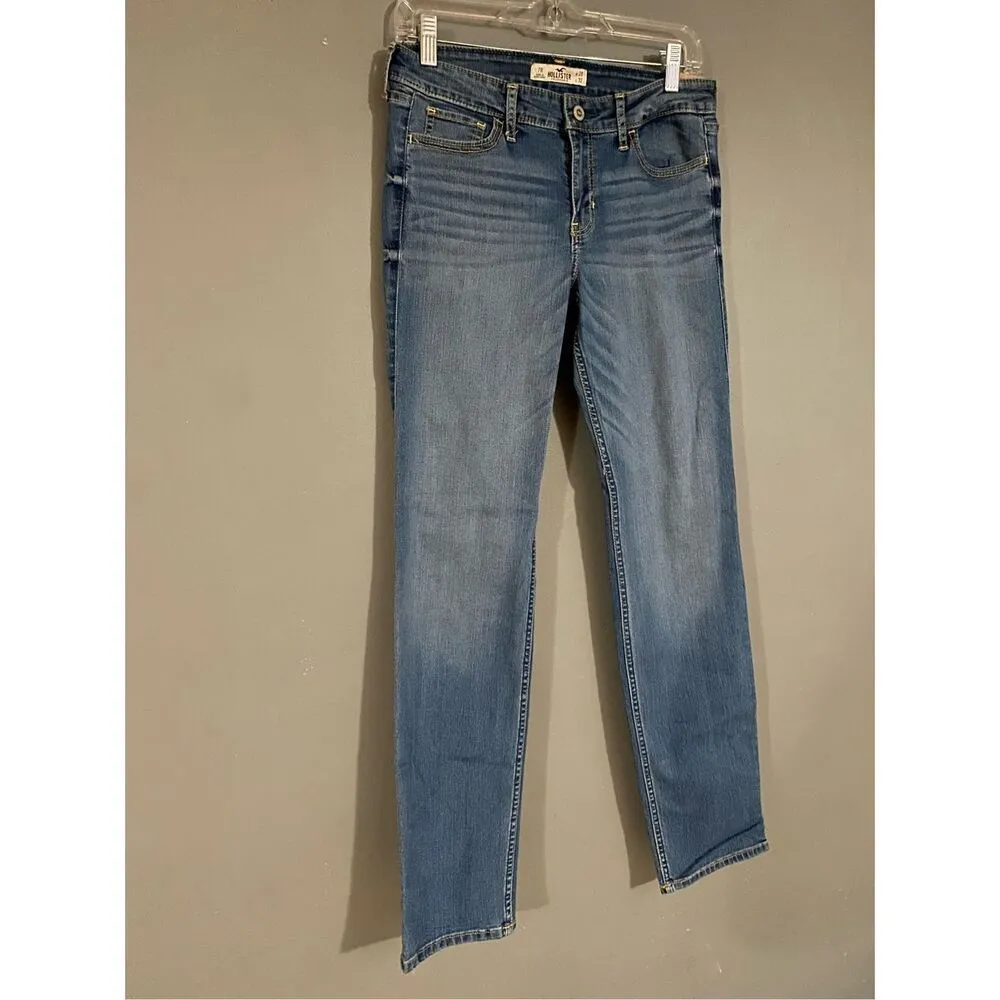 Hollister Light Wash Skinny Jeans Size 7 28 X 32 NWT - Image 2