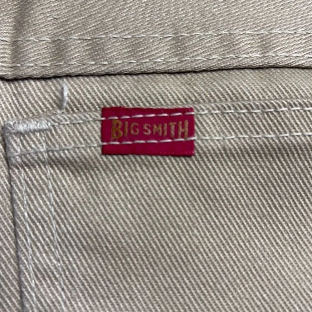 Big Smith Womens 26" Tan Denim Vintage Wide Leg Jeans Altered Palace Costumes Size undefined - Image 7