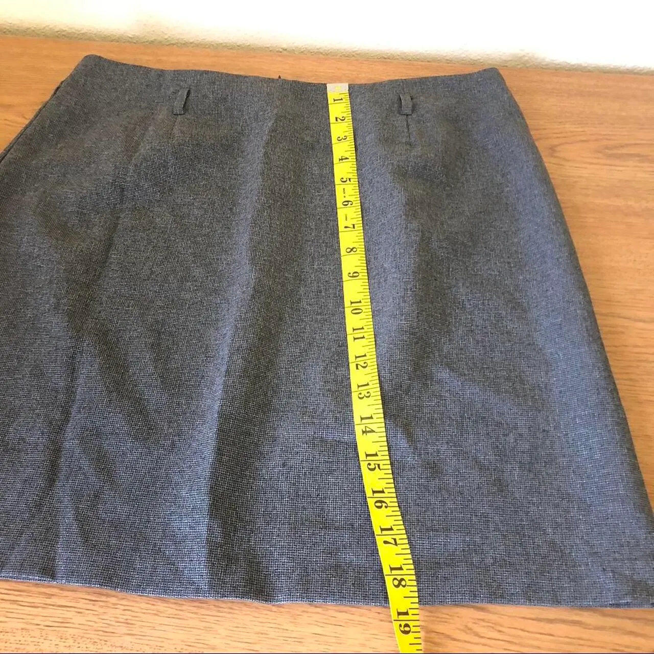 Requirements Grey School girl office core aline skirt Measurement in pics - Image 3