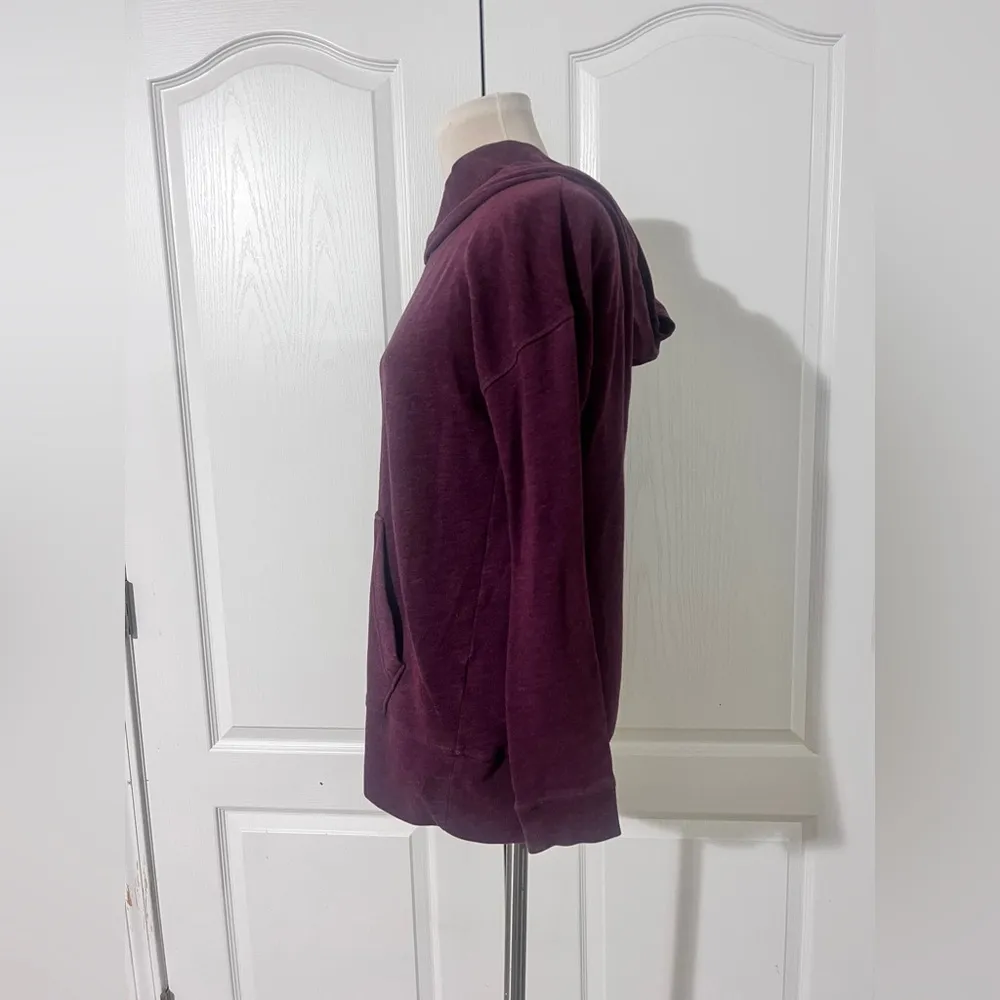 Victoria’s Secret Cotton Blend Hooded Tunic Pullover Sweater - sz M - Image 2