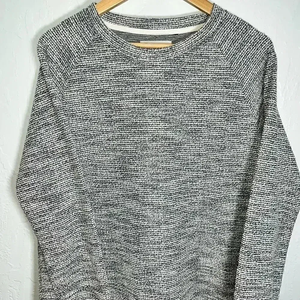 Lou &‎ Grey NWT Long Sleeve Silver Shimmer Textured Dress Medium - Image 4