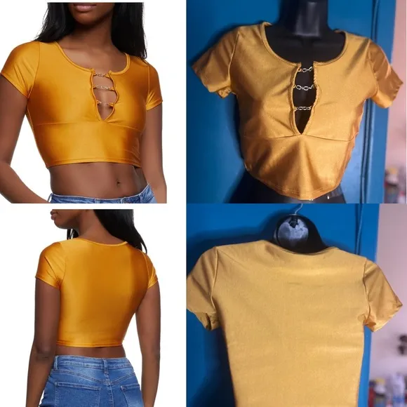 Good chain caged crop top - Image 2