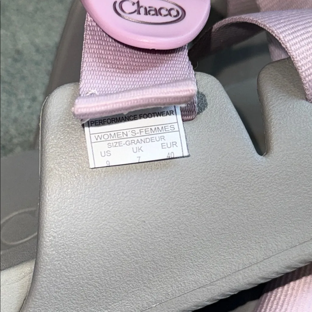 Chaco Sandals with Light Pink Straps - Image 7