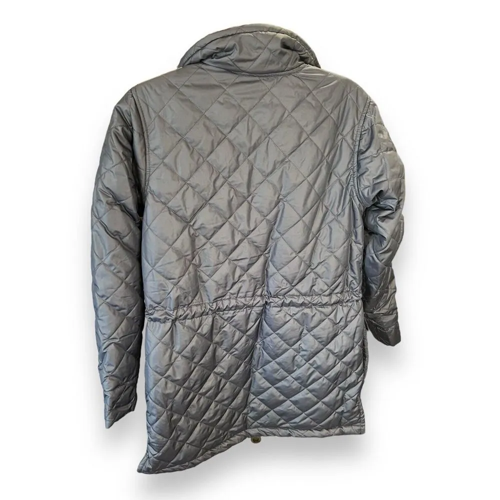 NWTS Women's Columbia Copper Crest Quilted Novelty Jacket Small Black Fleece - Image 4