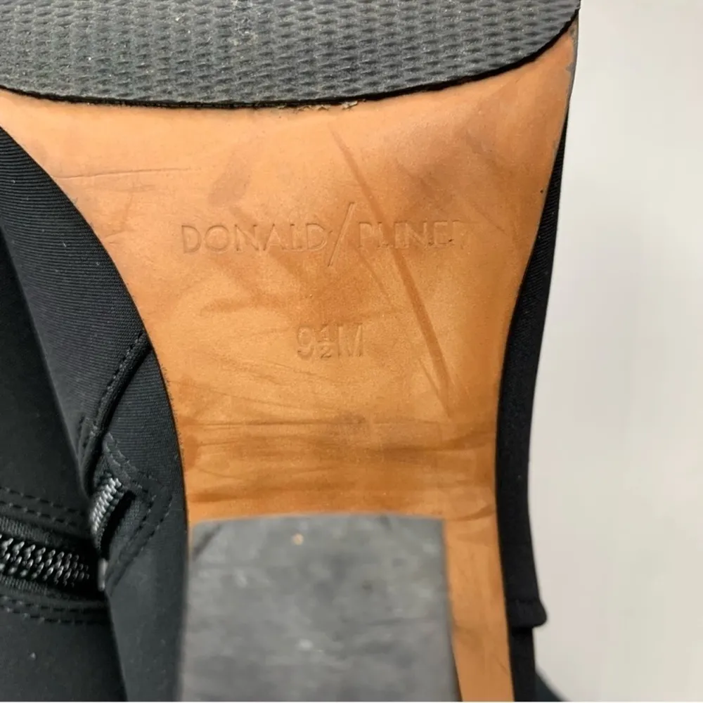 Donald J Pliner Black Verie pointy toe Ankle Boot Pumps Rubber Sole Booties 9.5 Size undefined - Image 9