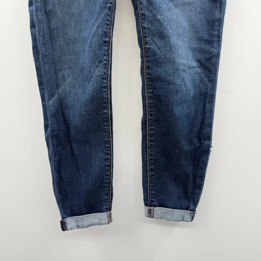 Hudson Harkin Super Skinny Mid Rise Rolled Hem Cropped Jeans Sz‎ 26 - Image 3