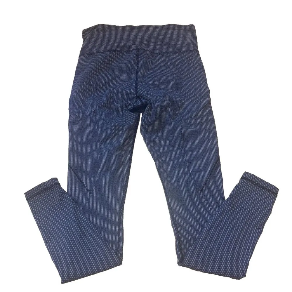 Lululemon Cadence Crusher Tight Size 6 Power Luxtreme Tiny Geo Black White - Image 7