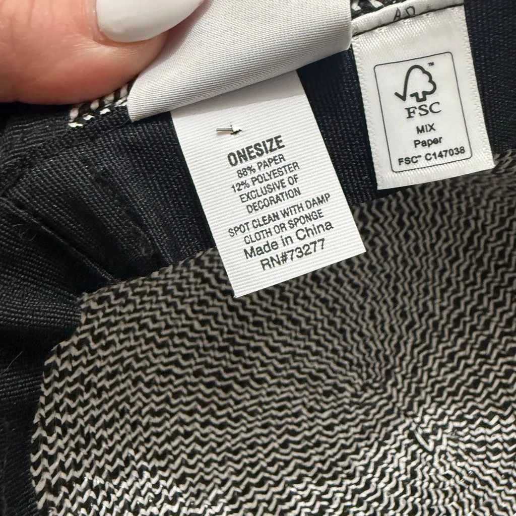 Sonoma Women’s Gray Black Bow Hat - Image 5